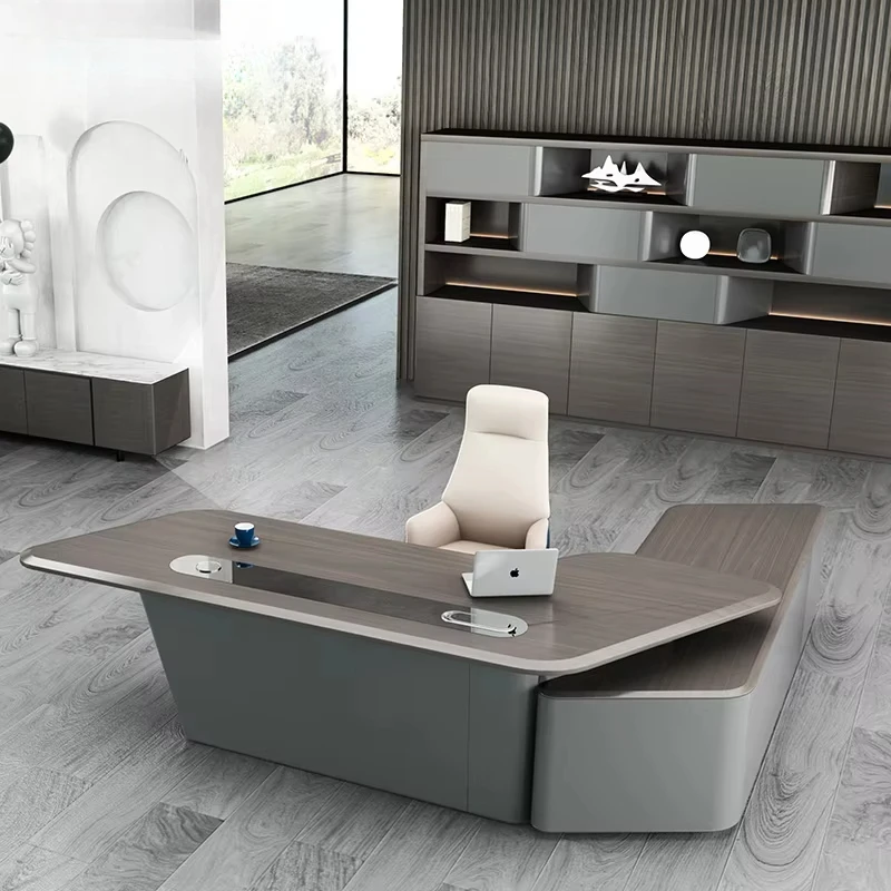 L Shape With Drawer White Luxu - Office Tech And Management recension och pris