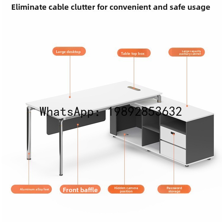 YFY Office Desk Simple Modern  - Office Tech Furniture recension och pris