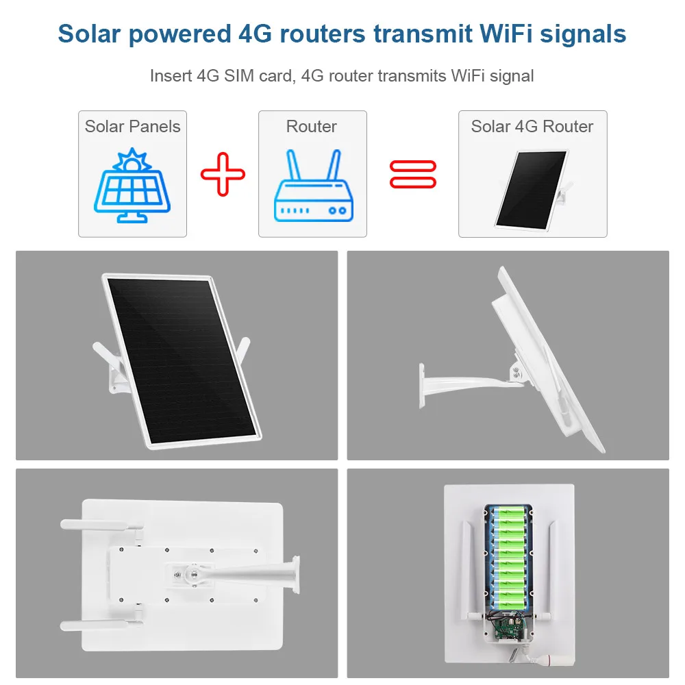 LS VISION 4G LTE Solar Router  - 4G Lte Router Sim recension och pris