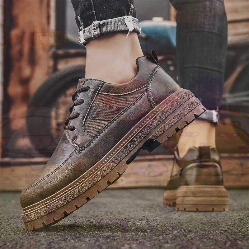 Dark Natural Leather Fashion T - Office Pro Tech recension och pris