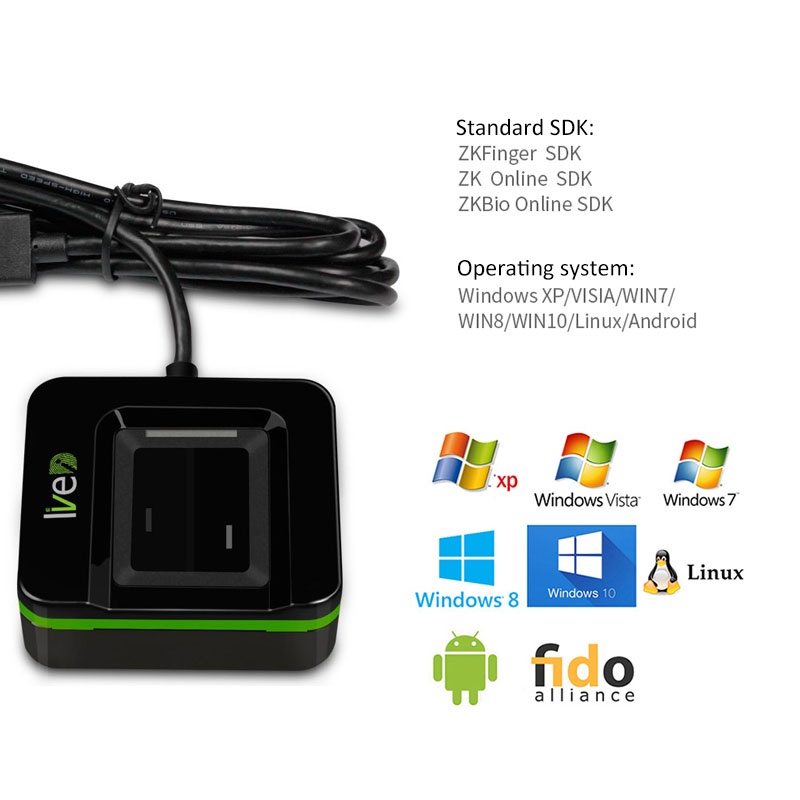 20R Optical Fingerprint Scanne - Fingerprint Reader Usb recension och pris