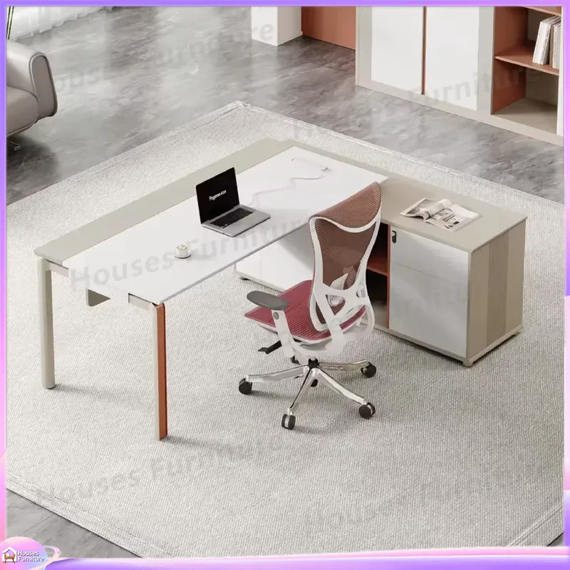 L Shaped Executive Desk Modern - Office Tech Furniture recension och pris