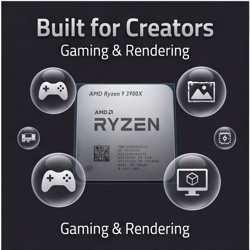 R9 3900X AMD Ryzen 9 Gaming Pr - Amd Cpu Ryzen 9 recension och pris