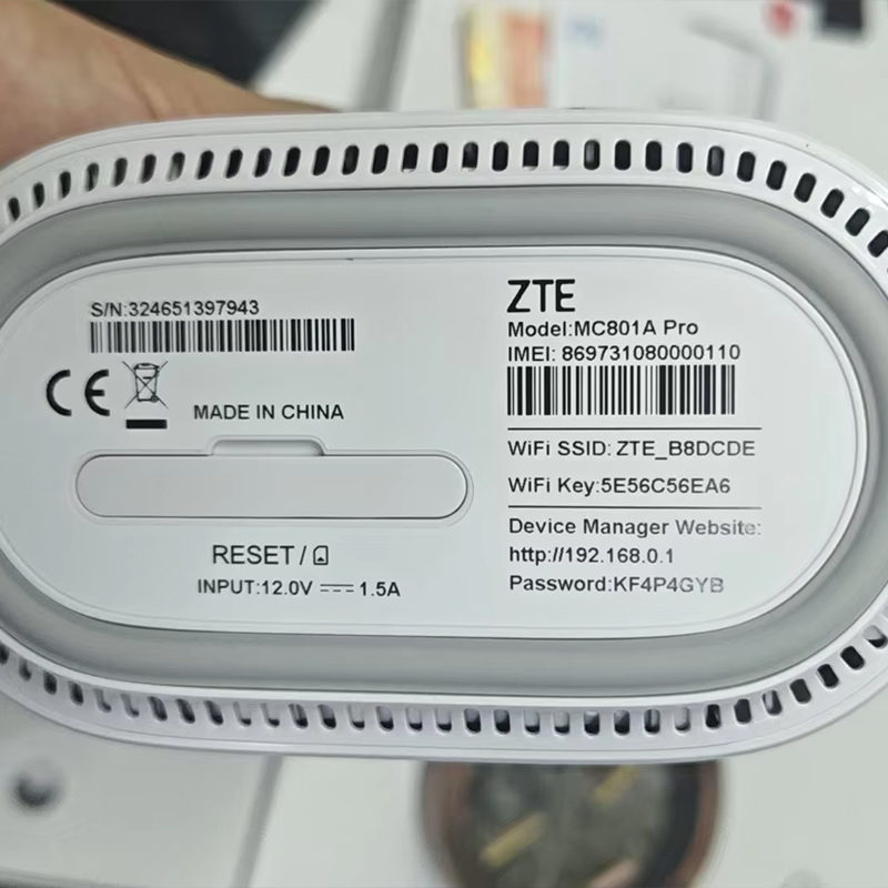 ZTE 5G Indoor WiFi Router MC80 - 4G Lte Router Sim recension och pris