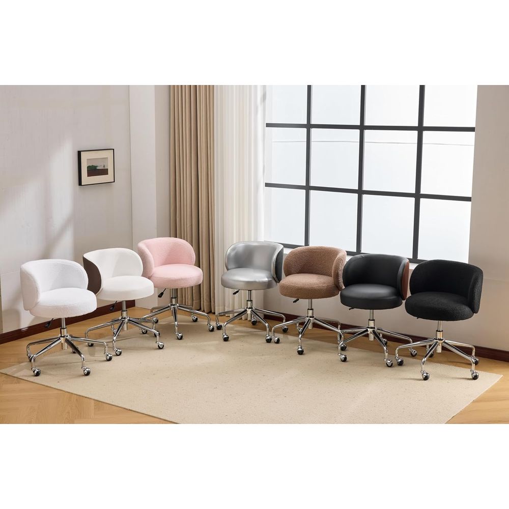 Compact Swivel Desk Chair with - Office Tech Furniture recension och pris