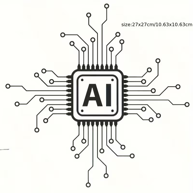 AI Technology Circuit Board Vi - Office Tech Furniture recension och pris