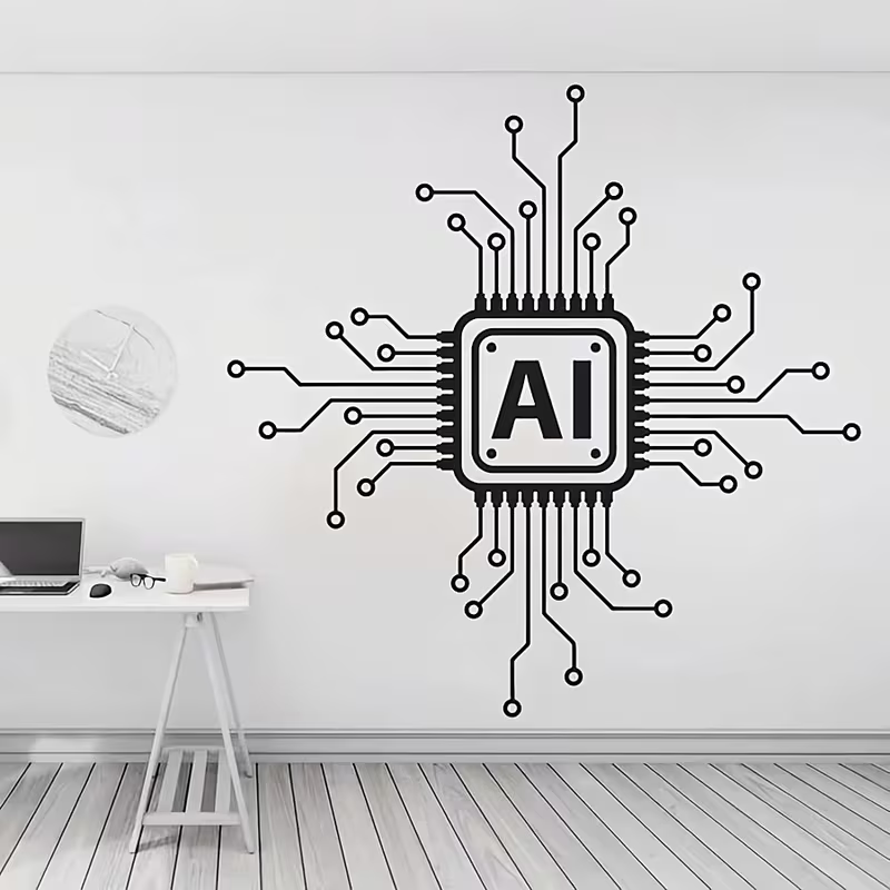 AI Technology Circuit Board Vi - Office Tech Furniture recension och pris