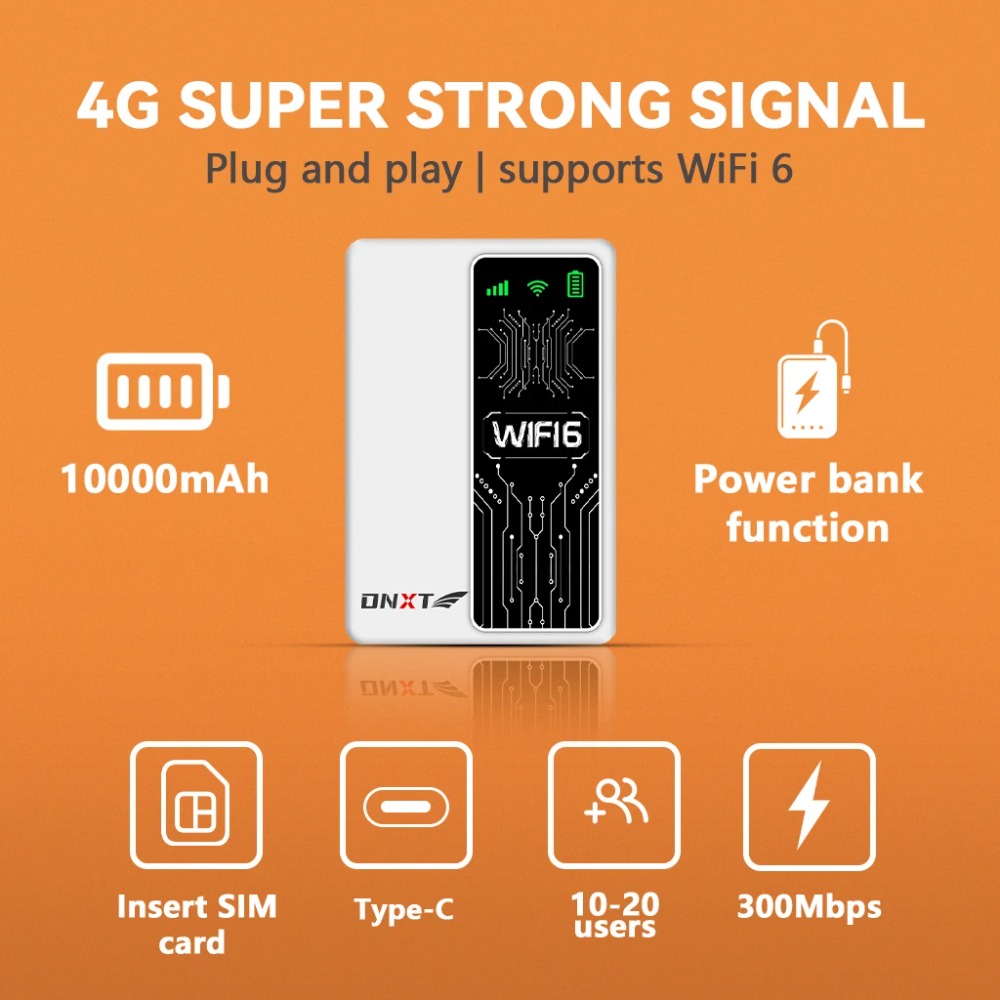 M20 4G LTE WiFi6 Router 300Mbp - 4G Lte Router Sim recension och pris