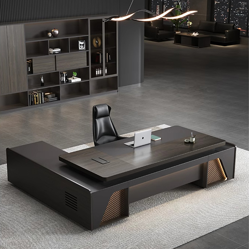 ❀zz Luxury Modern Ceo L Shape  - Office Tech And Management recension och pris