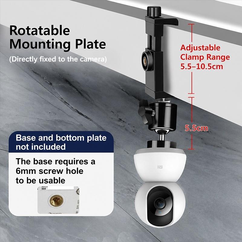 1Set 360 Rotation No Punching  - Webcam Stand Clip recension och pris