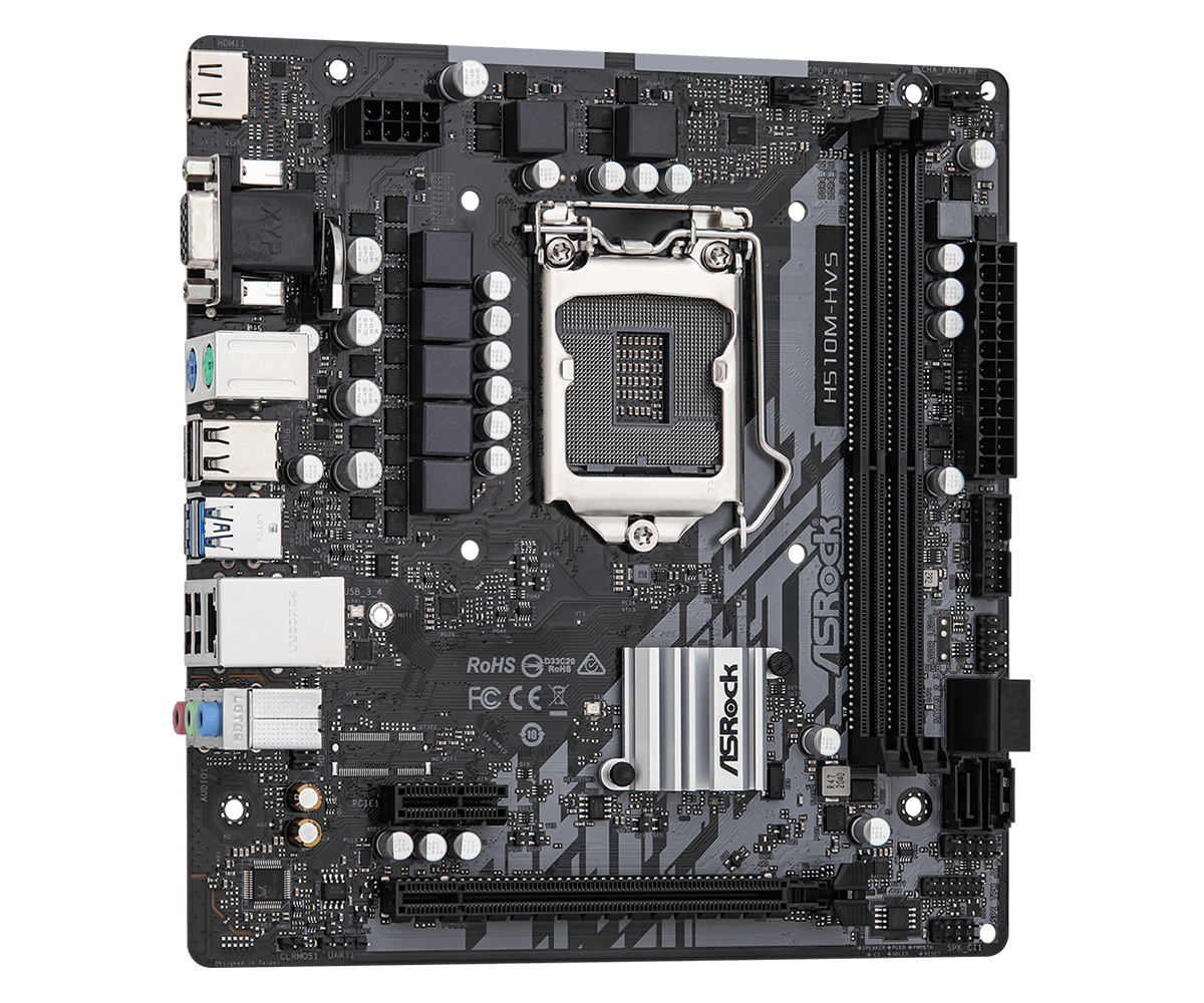 ASROCK H510M-HVS R2.0 H510 Mot - Intel Cpu Core I9 recension och pris