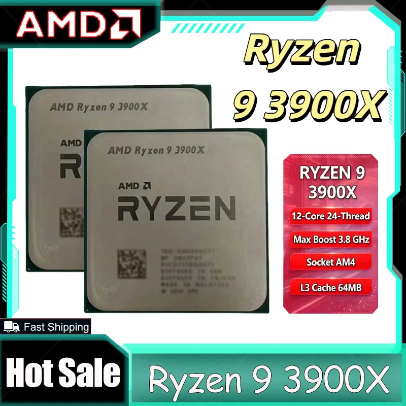 AMD Ryzen 9 3900X 12 Core 24 T - Amd Cpu Ryzen 9 recension och pris