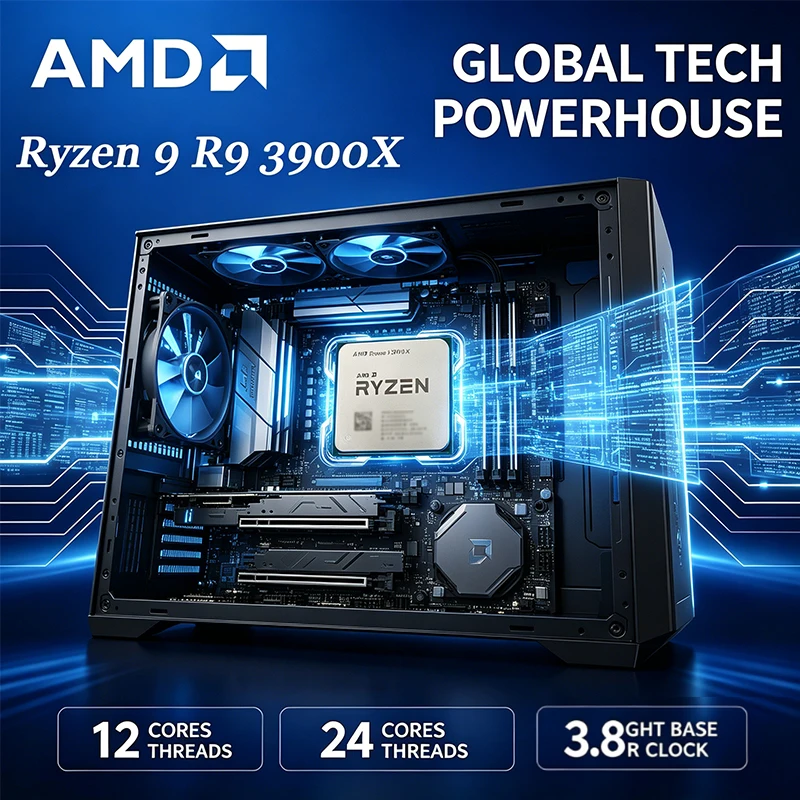 AMD Ryzen 9 3900X 12 Core 24 T - Amd Cpu Ryzen 9 recension och pris